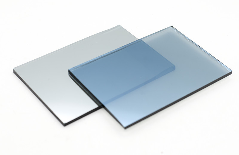 Hojas de vidrio reflectante revestidas en azul Ford de 5 mm