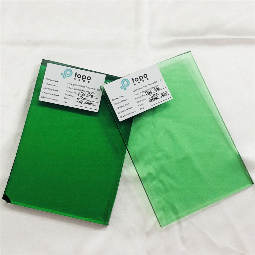 4 mm 5 mm 6 mm 8 mm 10 mm 12 mm Vidrio flotado verde natural
