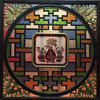 Vidrio decorativo de ventana de estilo chino de 400 mm x 500 mm