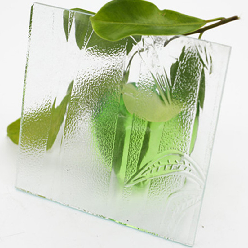 3 mm 4 mm 5 mm Cristal de bambú transparente en relieve