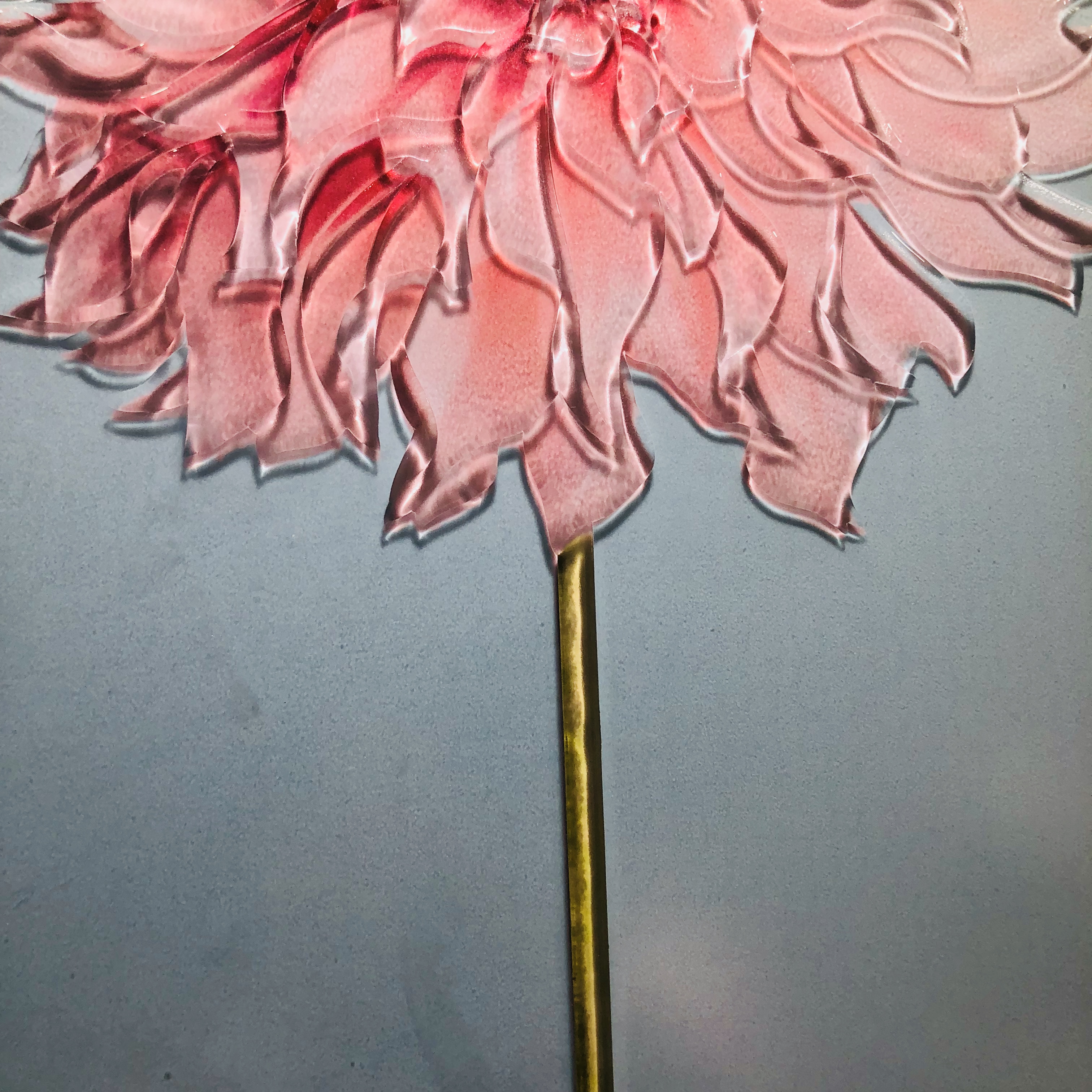 Pintura al por mayor de la flor rosada del colgante de pared del arte del estilo nórdico de H800mm * 600m m