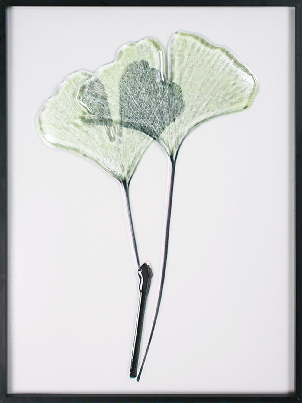 Cinco conjuntos de pinturas, arte chino de hoja verde, tallado, pintura colgante de vidrio de fusión