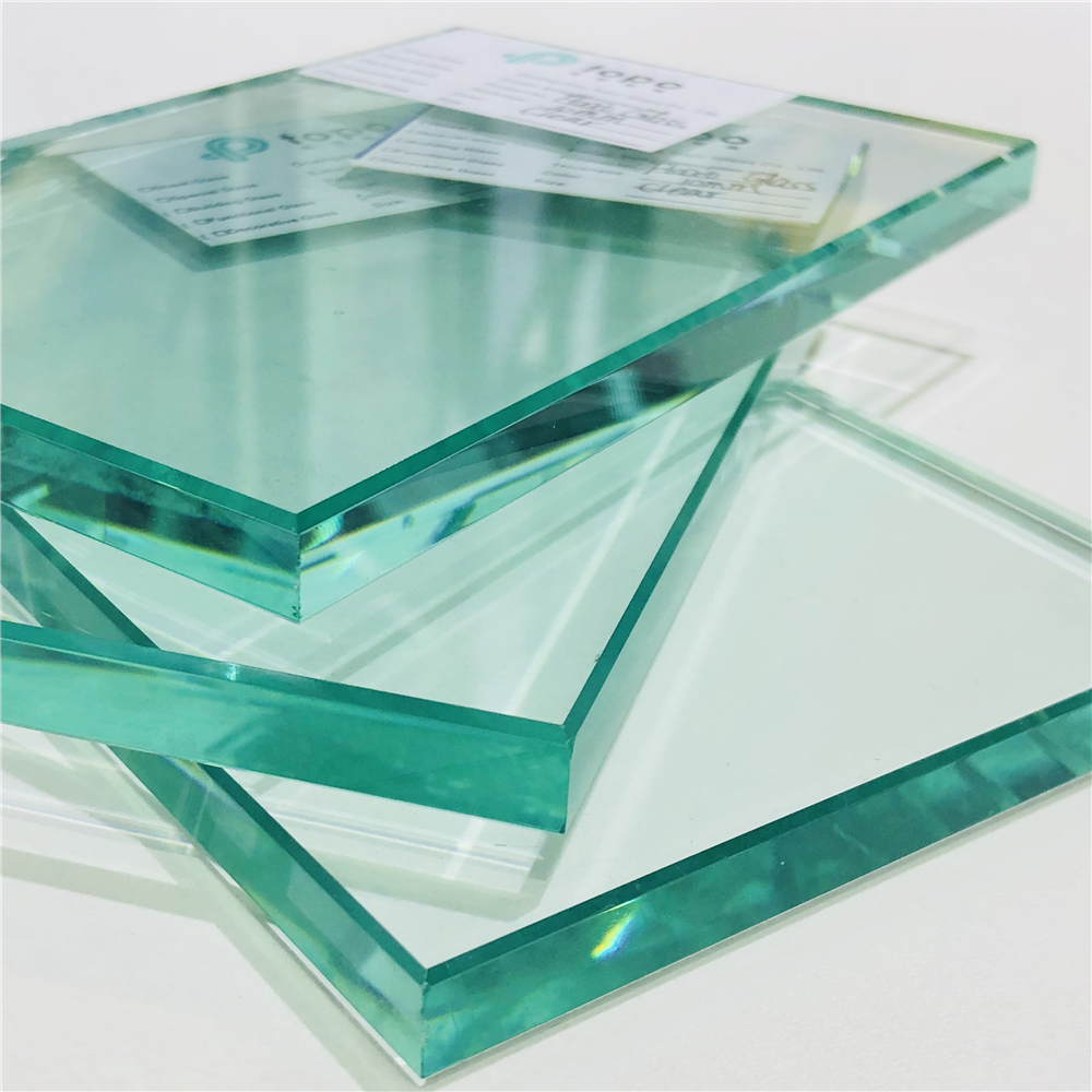 Hoja de vidrio flotado transparente de 3 mm - 22 mm